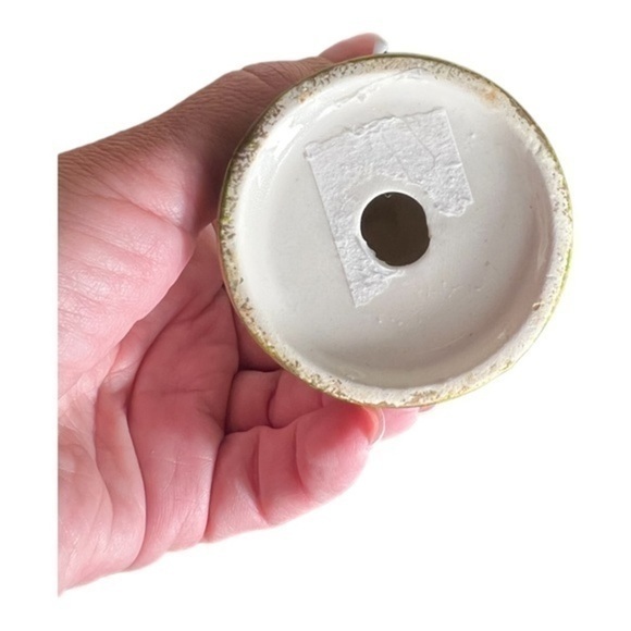 Vtg Red Green Christmas Snowman Bells Holly Salt Pepper Shakers Lefton Japan - Picture 4 of 4